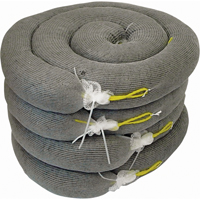 Premium Sorbent Boom, Universal, 10' L x 5" W, 35 Gal. Absorbancy, 4 /Pack Cintas