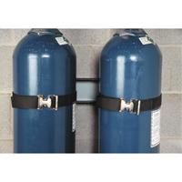 Wall Mount Double Gas Cylinder Support Bracket Cintas