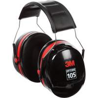 Peltor Optime 105 Series Earmuffs, Headband, 30 NRR dB Cintas