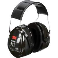 Peltor Optime 101 Series Earmuffs, Headband, 27 NRR dB Cintas