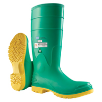 Bottes aux genoux Hazmax 16", PVC, Embout Acier, Pointure 14, Semelle R&eacute;sistant aux perforations Cintas