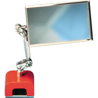 Inspection Mirror, Rectangular, 3-1/2" L x 2" W, Telescopic Cintas