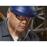 Ratchet Headgear with Faceshield, Polycarbonate, Ratchet Suspension Cintas