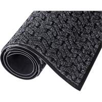 Tapis de couloir Tire-Track, Essuie-pieds/grattoir, 4' x 6' x 3/8", Charbon Cintas