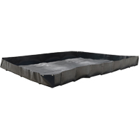 Economy Berms, 359 gal. Capacity, 6' W x 8' L x 12" H, L-Bracket Cintas