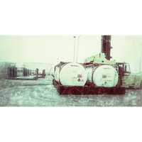 Double ISO Tank Berm, 7180 US gal. Capacity, 24' W x 20' L x 24" H, L-Bracket Cintas