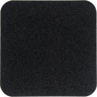 Premium Anti-Skid Tape, 5.5" x 5-1/2", Black Cintas