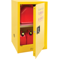 Flammable Storage Cabinet, 12 gal., 1 Door, 23" W x 35" H x 18" D Cintas