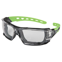 Z2500 Series Safety Glasses with Foam Gasket, Clear Lens, Anti-Scratch, ANSI Z87+/Meets/Exceeds CSA Z94.3 Cintas
