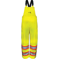 Pantalons &agrave; bavette de s&eacute;curit&eacute; imperm&eacute;ables ignifuges haute visibilit&eacute; en polyur&eacute;thane, 4T-Grand Cintas