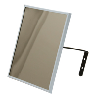 Flat Mirror, 18" H x 30" W, Framed Cintas
