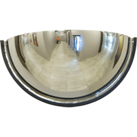 180° Dome Mirror, Half Dome, Closed Top, 18" Diameter Cintas