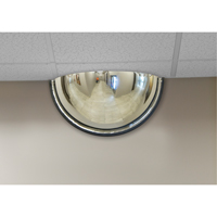 180° Dome Mirror, Half Dome, Closed Top, 18" Diameter Cintas
