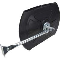 Roundtangular Convex Mirror with Telescopic Arm, 12" H x 18" W, Indoor/Outdoor Cintas