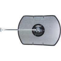 Roundtangular Convex Mirror with Telescopic Arm, 12" H x 18" W, Indoor/Outdoor Cintas