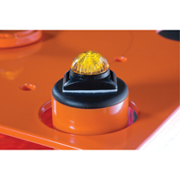 Lights for Portable Safety Zone Barrier Cintas