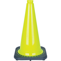 Premium Traffic Cone, 18", Lime Green Cintas