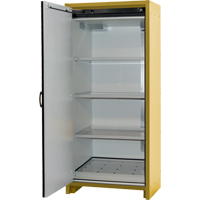 Armoire d'entreposage 30 minutes s&eacute;curitaire et conforme &agrave; la norme EN, 30 gal., 1 Porte(s), 34,02" La x 76,65" h x 24,21" p Cintas