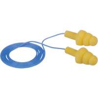 E-A-R Ultrafit Premolded Earplugs, Corded, Bulk - Polybag, 25 dB NRR, One-Size Cintas