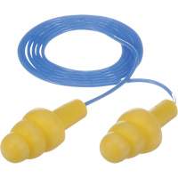 E-A-R Ultrafit Premolded Earplugs, Corded, Bulk - Polybag, 25 dB NRR, One-Size Cintas