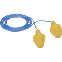 E-A-R Ultrafit Premolded Earplugs, Corded, Bulk - Polybag, 25 dB NRR, One-Size Cintas