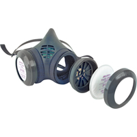 Respirateur &agrave; demi-masque assembl&eacute; de la s&eacute;rie 8000, &eacute;lastom&egrave;re/Thermoplastique, Moyen Cintas