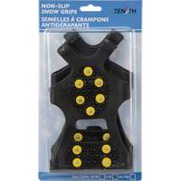 Anti-Slip Ice Cleats, Steel, Stud Traction, Medium Cintas