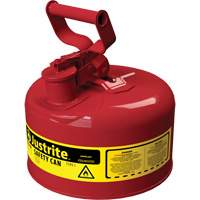 Bidons s&eacute;curitaires, Type I, Acier, 1 gal. US, Rouge, Homologu&eacute; FM/List&eacute; UL/ULC Cintas
