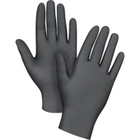 Gants jetables de calibre m&eacute;dical, Petit, Nitrile, 6 mils, Sans poudre, Noir, Classe 2 Cintas