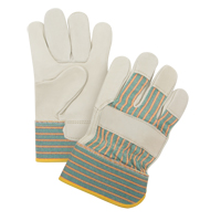 Abrasion-Resistant Fitter's Gloves, Medium, Grain Cowhide Palm Cintas