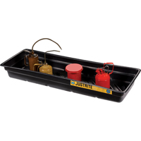 EcoPolyBlend Spill Tray, 46" L x 16" W x 5.5" H, 12 gal. Spill Capacity Cintas