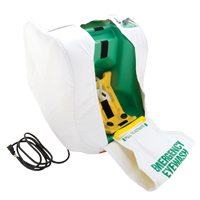 Poste de douche oculaire portable et chauff&eacute;, Aliment&eacute; par gravit&eacute;, Capacit&eacute; 16 gal., Conformit&eacute; ANSI Z358.1 Cintas