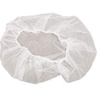Non-Woven Bouffant Caps, Polypropylene, 18", White Cintas