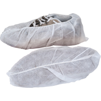 Shoe Covers, Large, Polypropylene, White Cintas