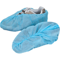 Shoe Covers, Large, Polypropylene, Blue Cintas