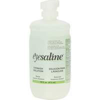 Saline Eyewash Bottles, Full Bottle, 16 oz. Cintas