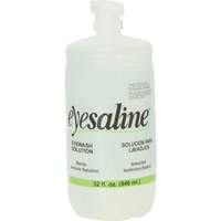 Saline Eyewash Bottles, Full Bottle, 32 oz. Cintas