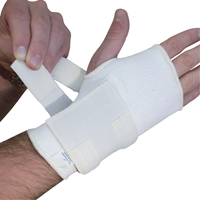 Supports de poignet ambidextres, Coton/&eacute;lastique, Petit Cintas