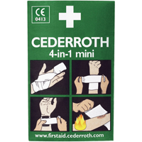 Coagulant 4-dans-1 Cederroth, 5" lo x 3" la Cintas