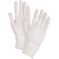 Mediumweight Inspection Gloves, Poly/Cotton, Knit Wrist Cuff, Men's Cintas
