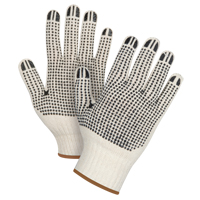 Gants tricot&eacute;s de poids lourd &agrave; deux c&ocirc;t&eacute;s avec pois, Poly/coton, Deux c&ocirc;t&eacute;s, Calibre 7, Grand Cintas