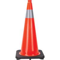 Traffic Cone, 28", Orange, 4" Reflective Collar(s) Cintas
