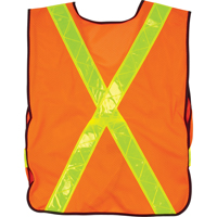 Veste de s&eacute;curit&eacute; d'usage standard, Orange haute visibilit&eacute;, Grand, Polyester Cintas