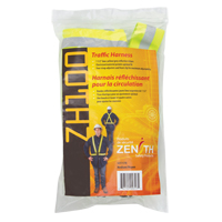 Standard-Duty Safety Harness, High Visibility Lime-Yellow, Silver Reflective Colour, Medium Cintas