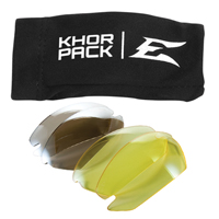 Lentilles de rechange pour les lunettes de s&eacute;curit&eacute; Khor, Antibu&eacute;e/anti-&eacute;gratignures, Transparent, Khor Cintas