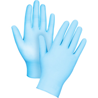 Tactile Medical-Grade Disposable Gloves, Small, Nitrile/Vinyl, 4.5-mil, Powder-Free, Blue, Class 2 Cintas