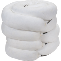 Sorbent Boom, Oil Only, 10' L x 8" W, 40 gal. Absorbancy, 4 /Pack Cintas
