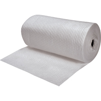 Feuilles absorbantes en fibres fines de premi&egrave;re qualit&eacute;, Lourd, 150' lo x 30" la, Absorption 50 gal. Cintas