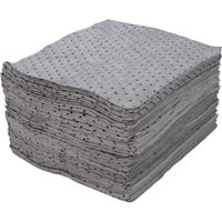Premium Fine Fibre Sorbent Pads, Universal, 15" x 17", 30 gal. Absorbancy Cintas