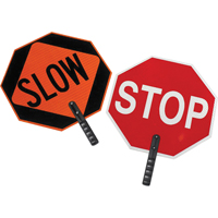 Double-Sided "Stop/Slow" Traffic Control Sign Cintas